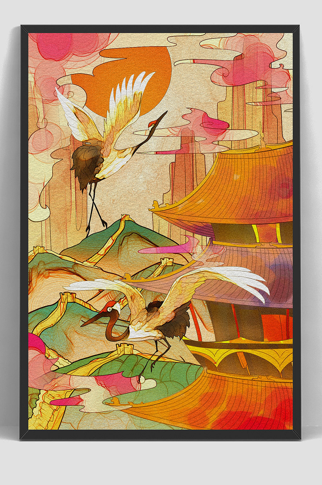 国潮插画（图ZMjA2MjY1NTEy） - 新锐潮流插画 - 站酷设计师漳州之歌原创素材 - 站酷ZCOOL