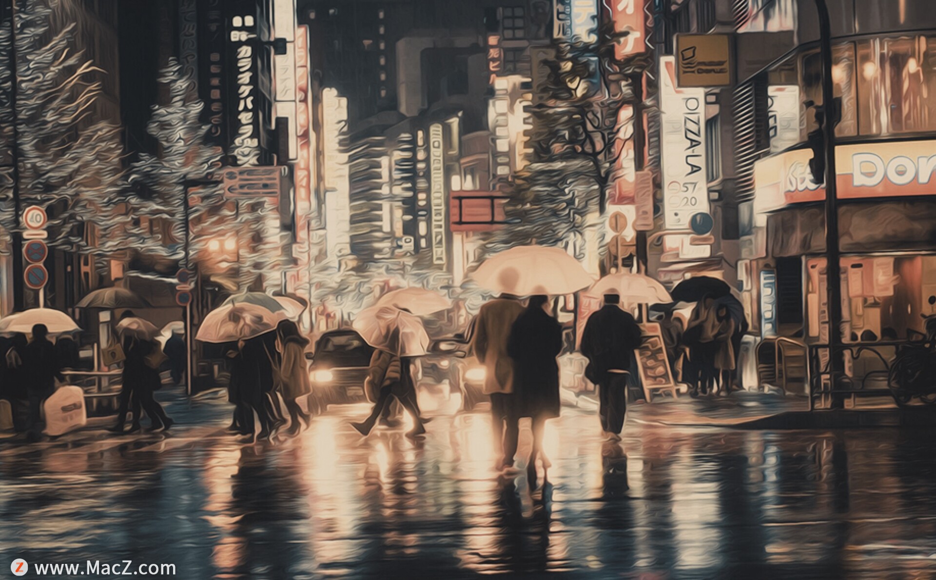 复古城市夜景调色luts预设