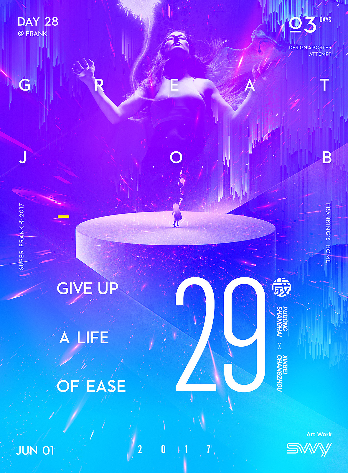 Glitch Art 30 days in 2017. ( HD. A part )