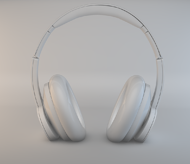 [电商产品设计] c4d-头戴式耳机建模及渲染