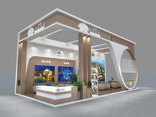 房地产展会展位效果图设计