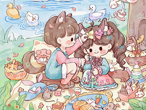 童话世界——一起去野餐