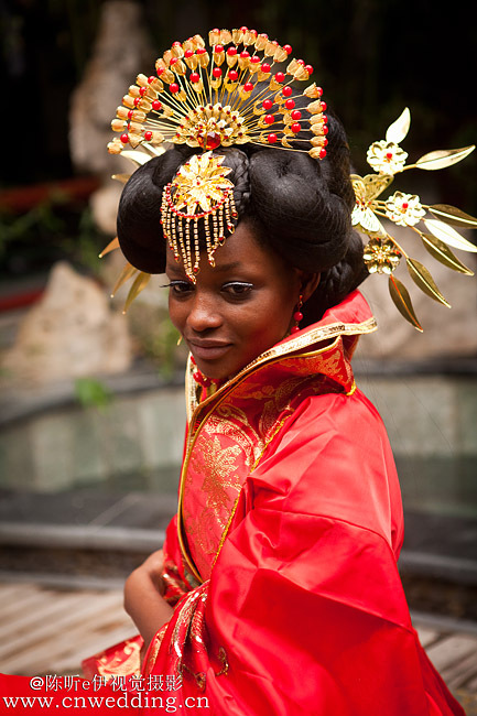 杨彦画家非洲新娘图片