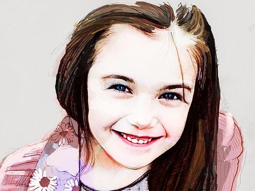 彩铅小女孩练习（个人主页-ZMjUzNDY5MDA=） - 创作习作 - 站酷设计师tengzheng原创素材 - 站酷ZCOOL