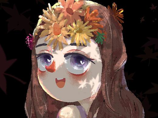 可爱风格的头像作品