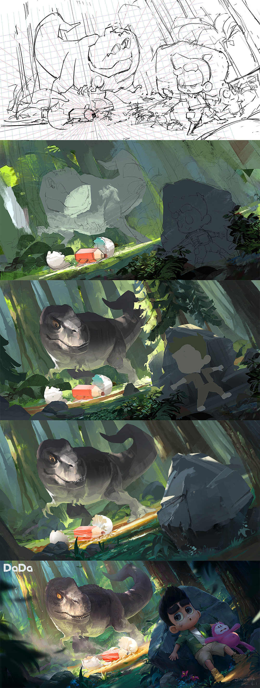 DaDaboy 时空之旅（图ZMjU4MzQwNzk2） - 商业插画 - 站酷设计师JaWang原创素材 - 站酷ZCOOL