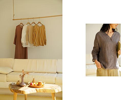 棉麻服装拍摄