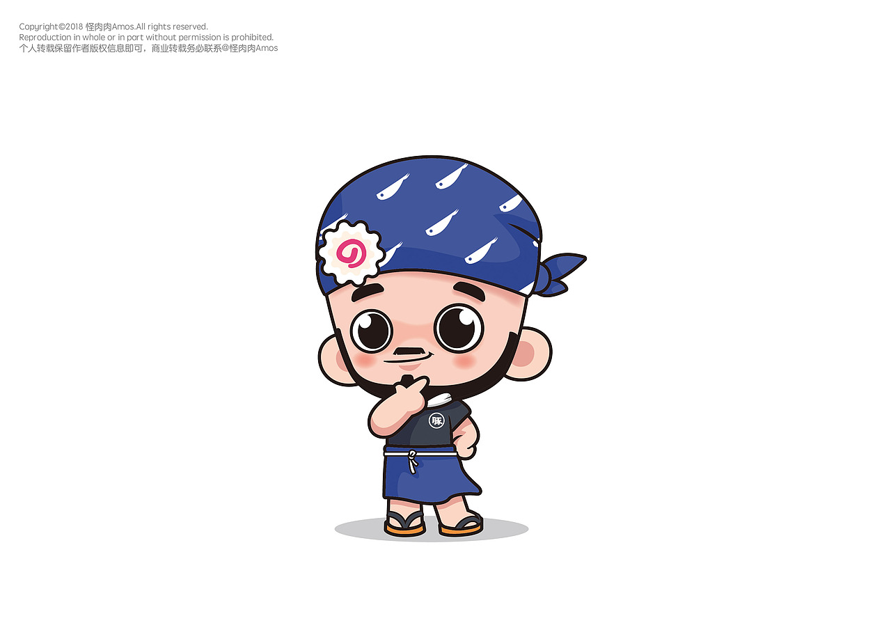 拉面王子卡通形象设计