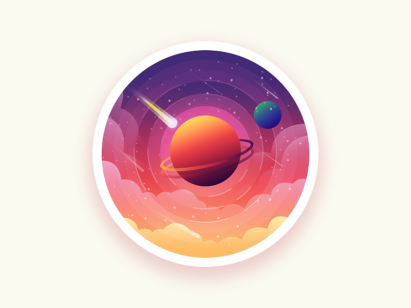 星球|ui|图标|summer_杨 - 临摹作品 - 站酷 (zcool)