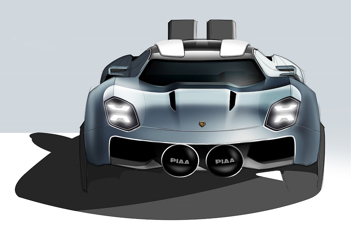 优秀工业设计产品推荐概念车设计效果图