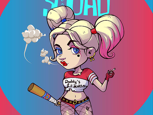 q版小丑女（个人主页-ZMzczNjk2NzI=） - 商业插画 - 站酷设计师Peach_D原创素材 - 站酷ZCOOL