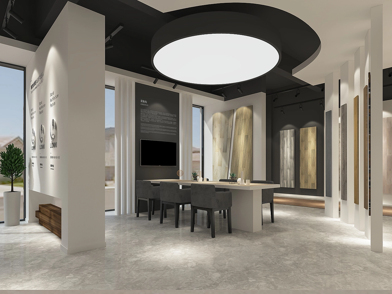 品牌地板展厅设计案例