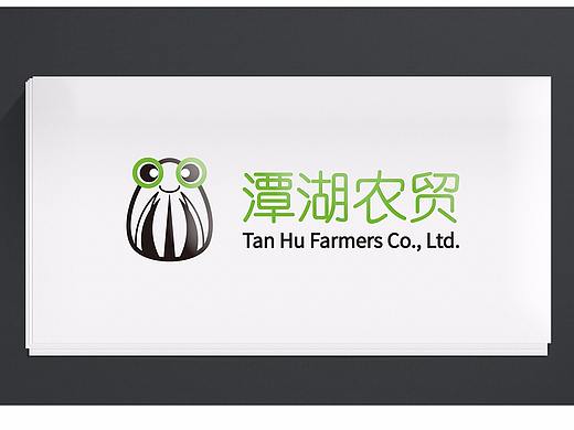 瓜子蛙潭湖农贸logo设计