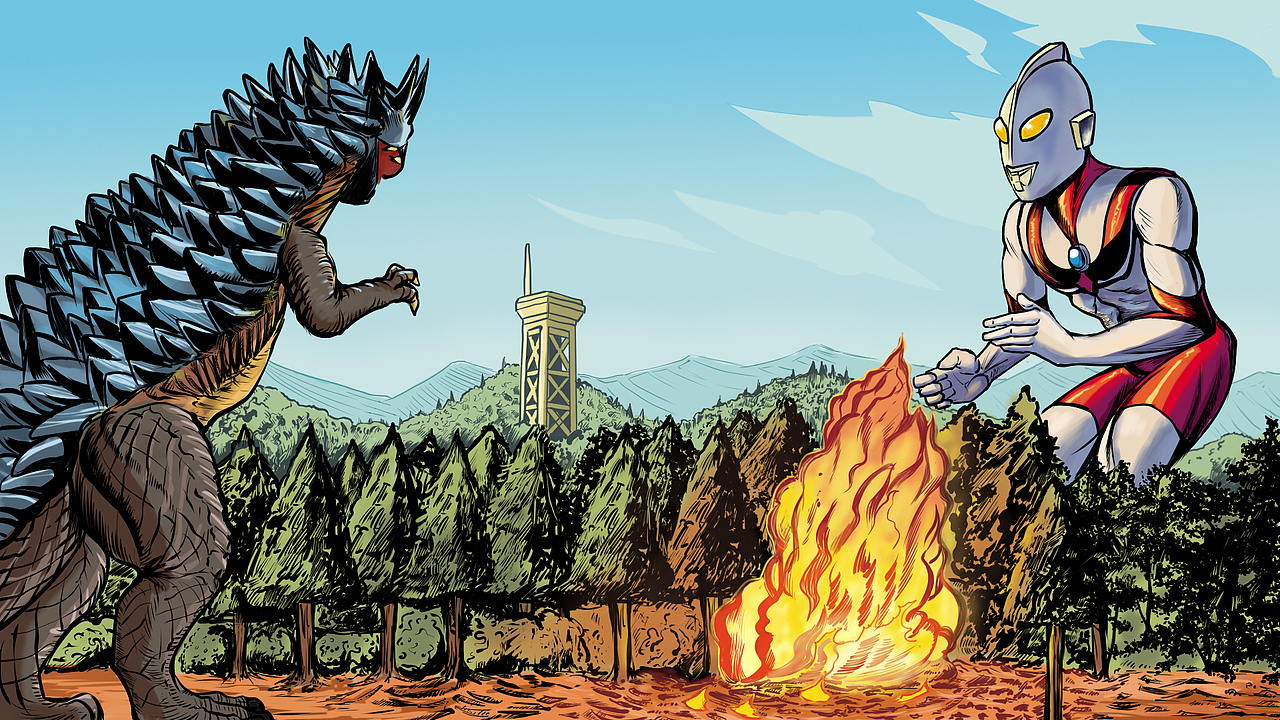 用美漫的风格来描画我们童年的英雄-初代奥特曼（图ZMjA0MDUxNzY4） - 单幅漫画 - 站酷设计师墨鱼的低语世界原创素材 - 站酷ZCOOL