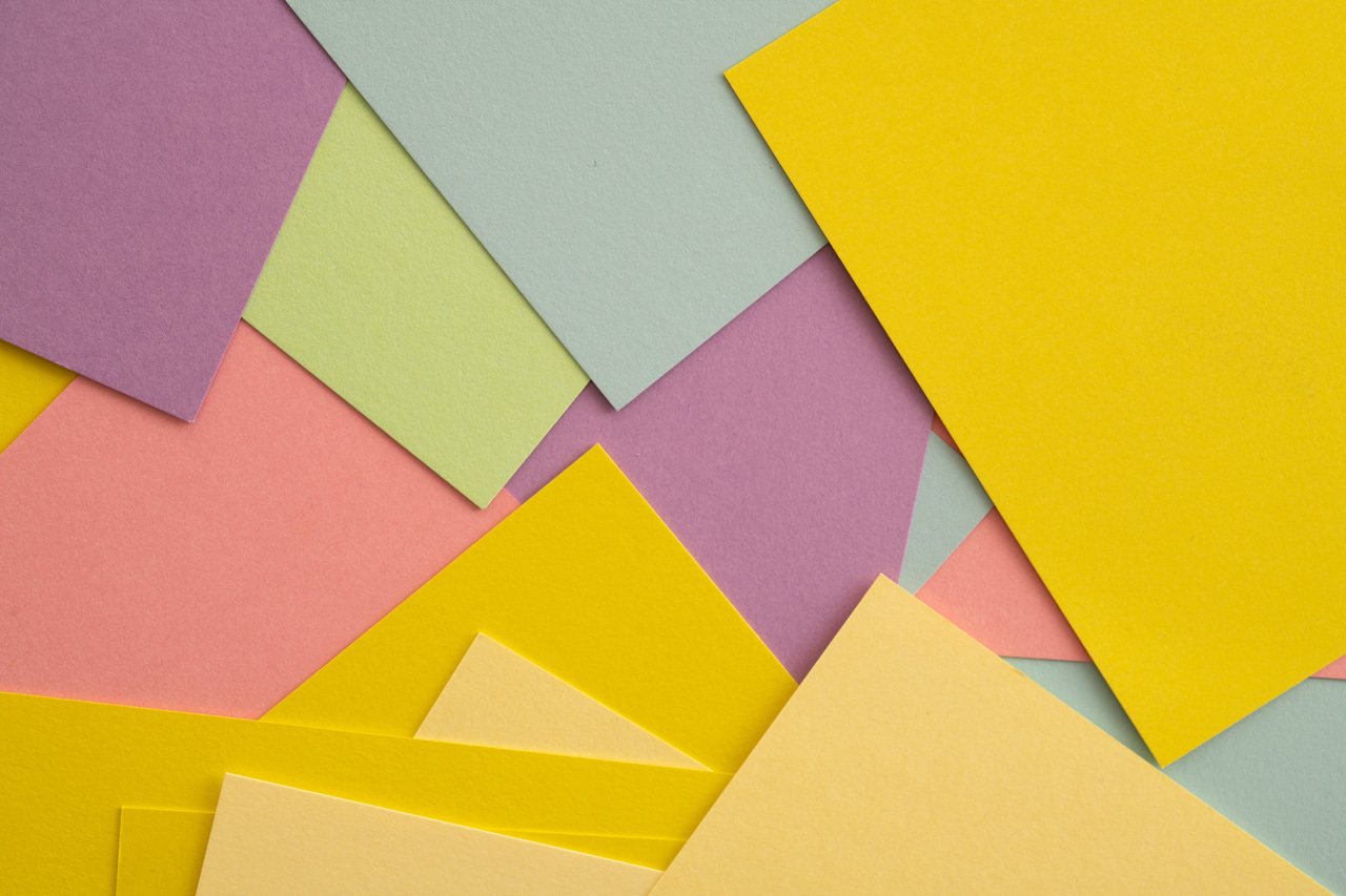 纸有创意之《马卡龙色块》