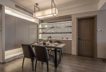 正商智慧城 120平方装修新中式风格,完工后我很满意!