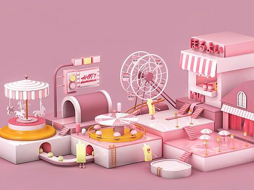 C4D场景临摹练习