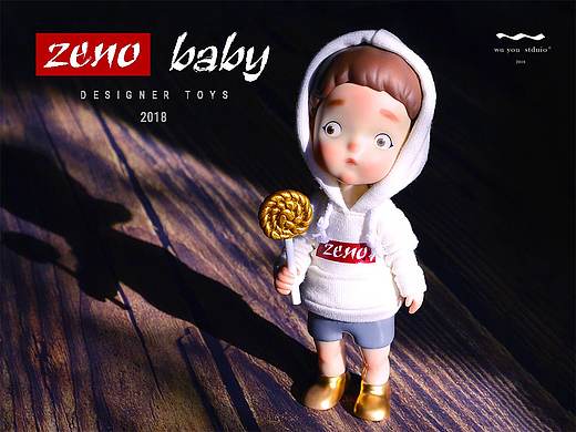 【物游|原创】zenobaby 设计师限量版 潮流玩具 sofubi