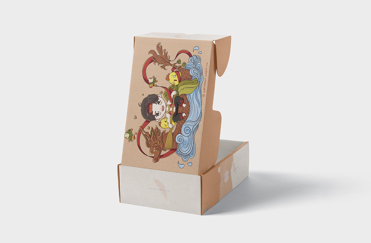 龙舟出行，哪吒庆端午（图ZMjEyOTYyNjU2） - 商业插画 - 站酷设计师Candy雨原创素材 - 站酷ZCOOL