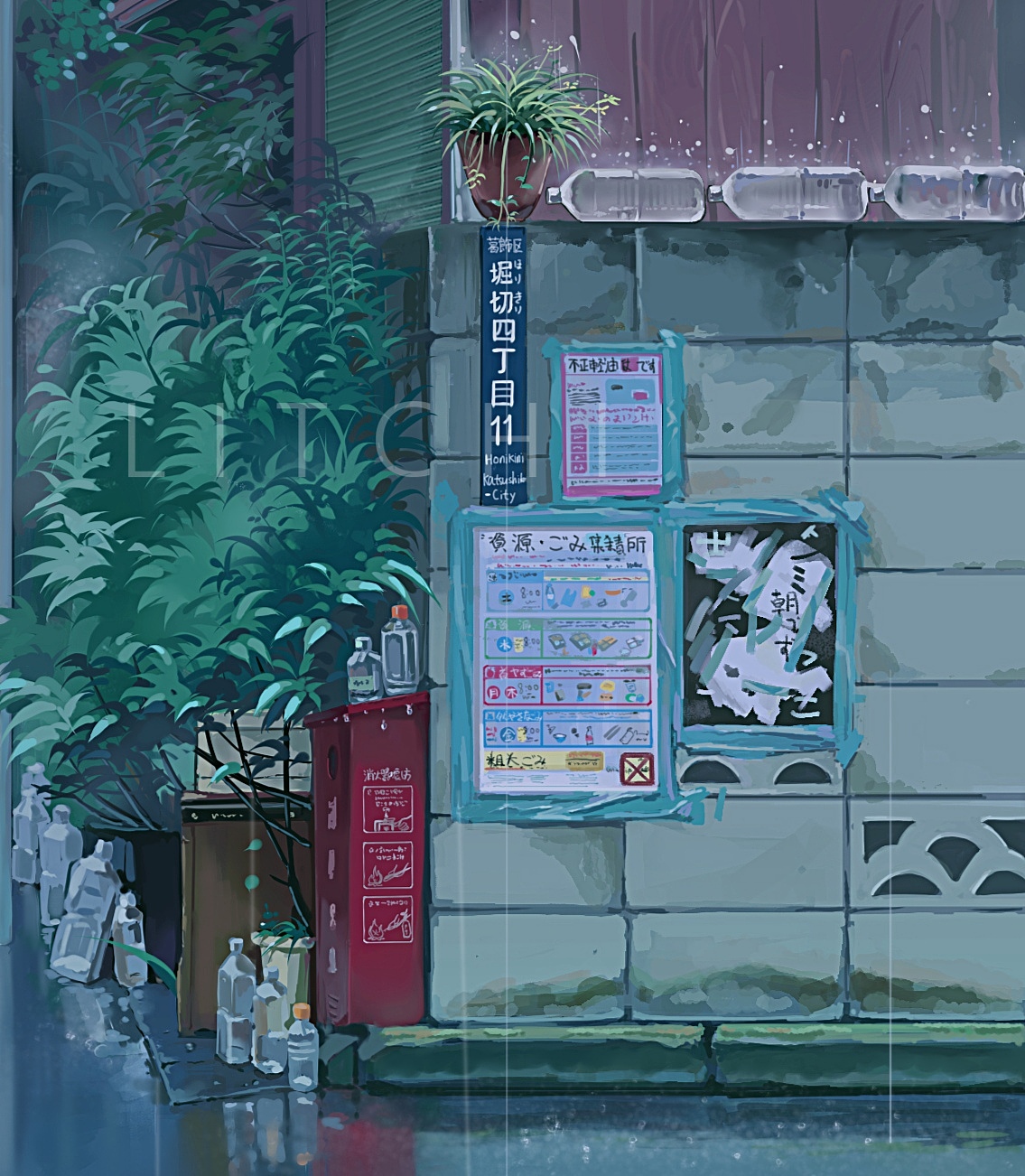 东京八月回忆录（二）（图ZMjIzOTg0NTE2） - 艺术插画 - 站酷设计师一瓶荔枝原创素材 - 站酷ZCOOL