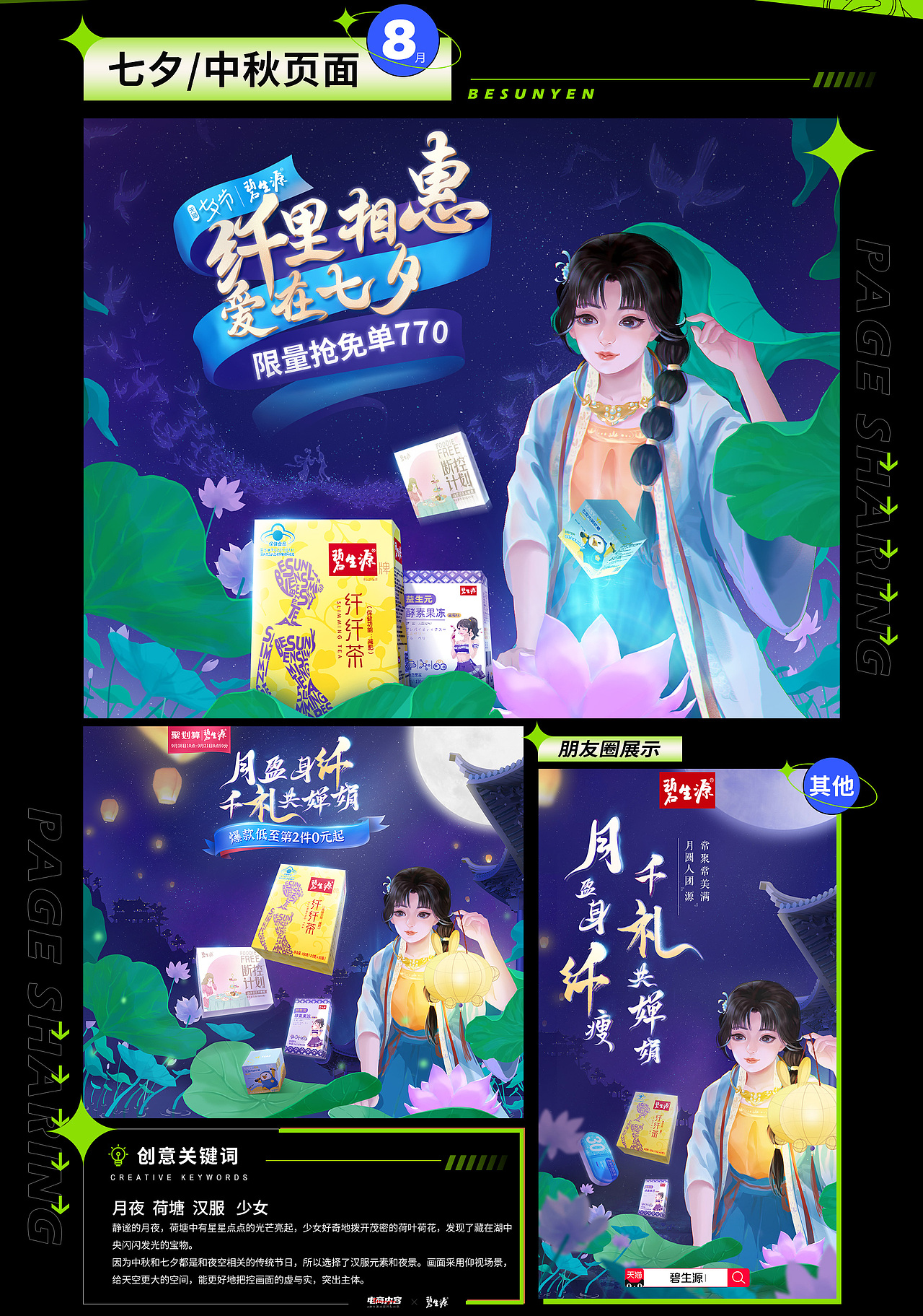 2021碧生源电商活动页面年终总结（图ZMjg1NjQxMDIw） - 电商 - 站酷设计师碧生源电商内容组原创素材 - 站酷ZCOOL