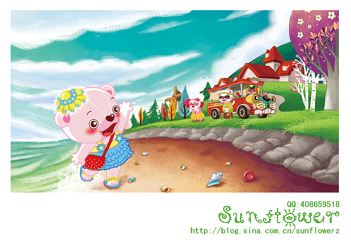 Growth儿童绘本（图ZNjQzMjAw） - 艺术插画 - 站酷设计师爱绘集原创素材 - 站酷ZCOOL