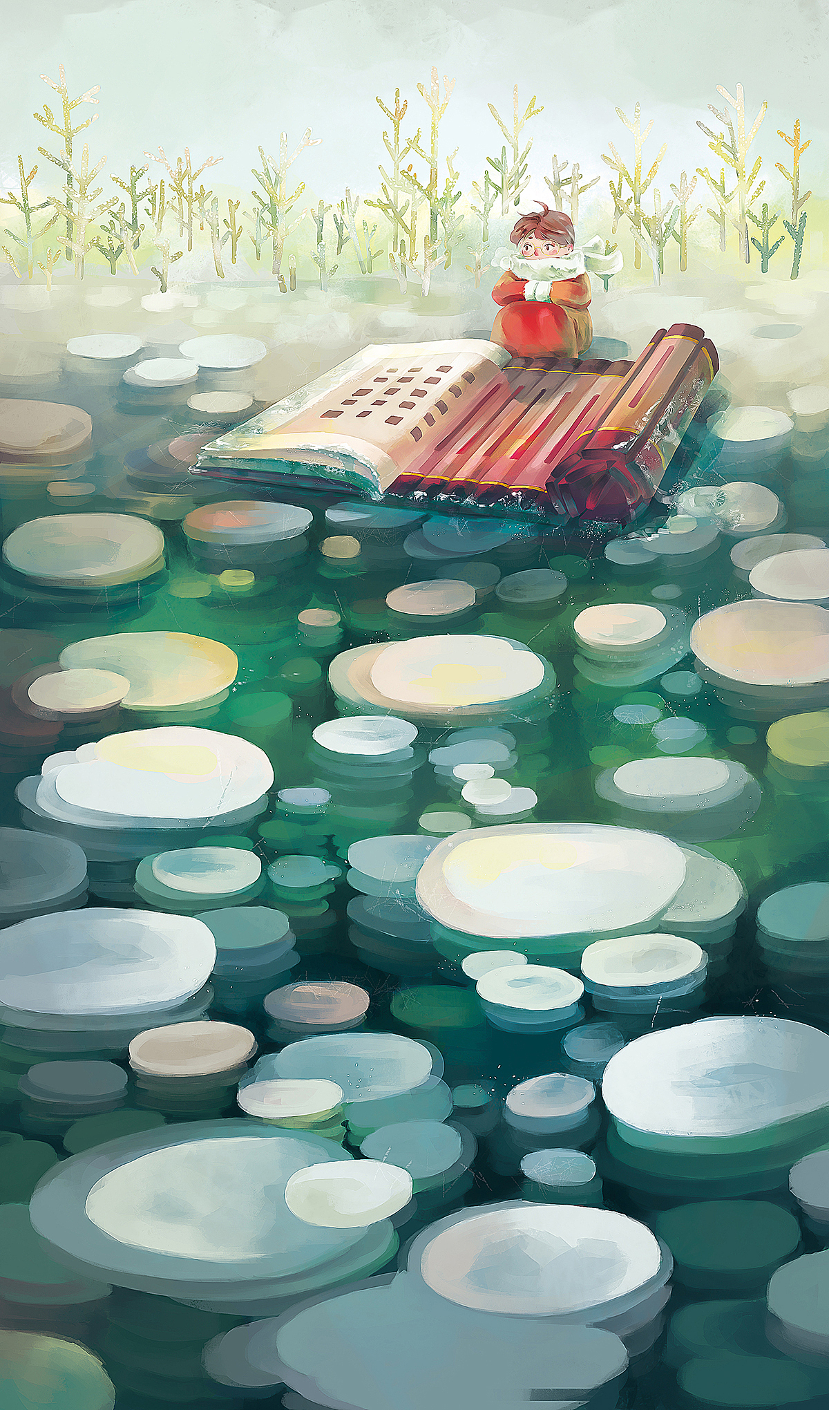 虎课网2021生存日历X原创插画彩蛋（图ZMjMyNjAyODky） - 商业插画 - 站酷设计师阿角_danty原创素材 - 站酷ZCOOL