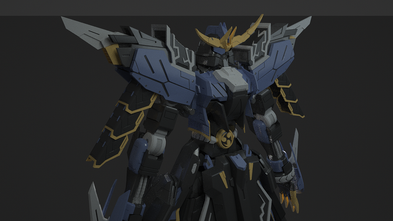 高达|伊达政宗gk模型展示动画