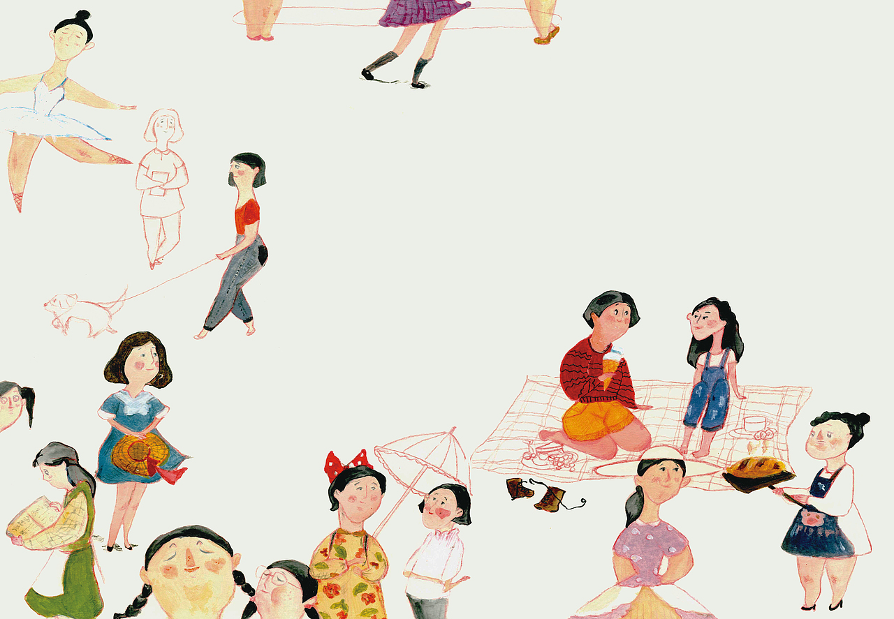 插画课画的练习小人（图ZNDYxODMxMjA=） - 创作习作 - 站酷设计师少女汉尼拔原创素材 - 站酷ZCOOL