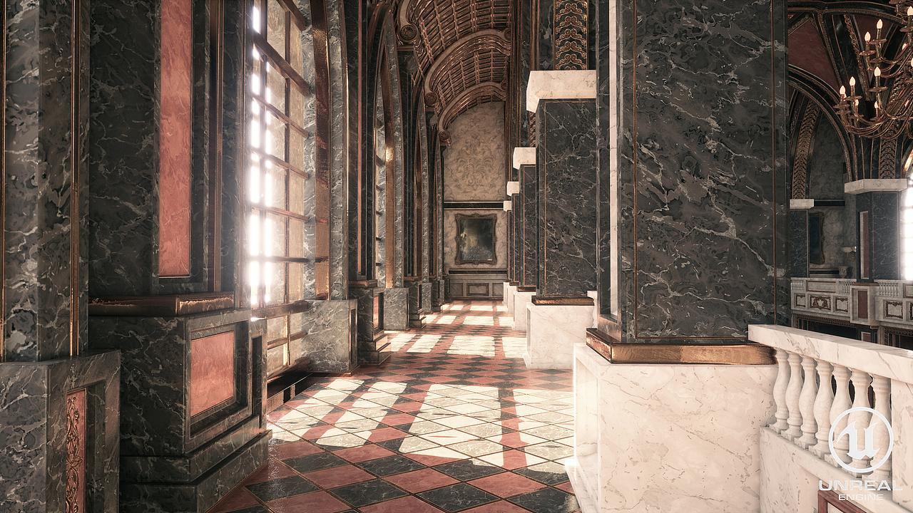 UE4欧式宫殿_白天（图ZMTk3NTEyNzEy） - 场景 - 站酷设计师Charvikk原创素材 - 站酷ZCOOL