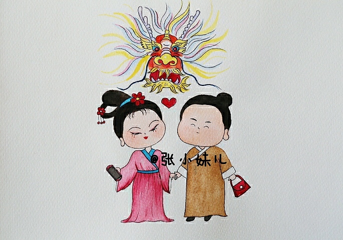 张掖肥仙女之张掖民风民俗（图ZMTg5NTQ4NTY4） - 艺术插画 - 站酷设计师张小妹儿m原创素材 - 站酷ZCOOL