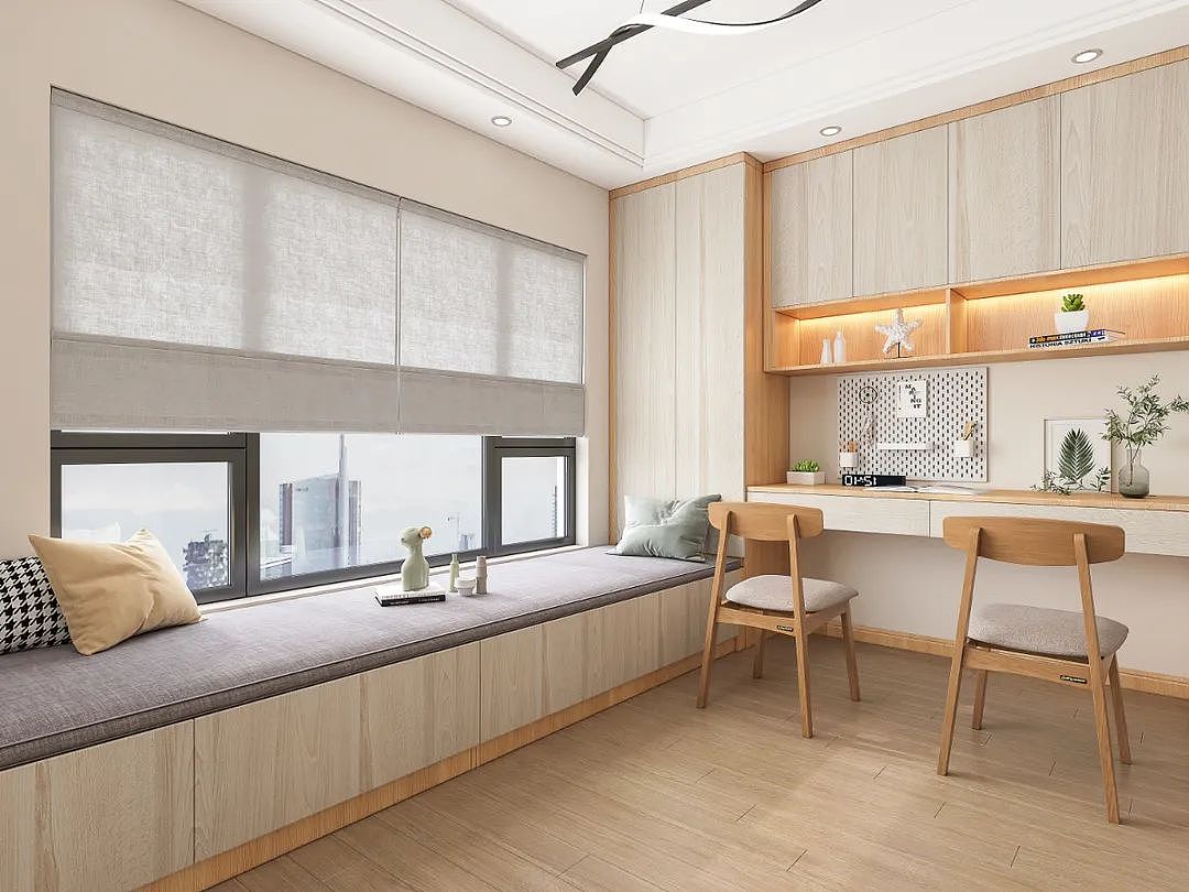 一起来看看这些赏心悦目的书房里有没有你喜欢的吧！（图ZMjYwMzk1NzQ0） - 家装设计 - 站酷设计师峰光无限装饰原创素材 - 站酷ZCOOL