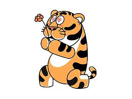 卡通虎形象设计 动作合集