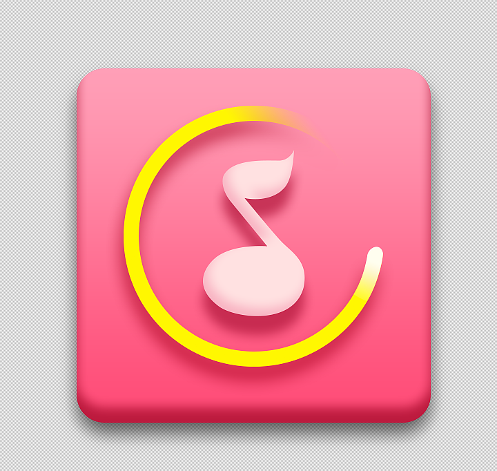 音乐app图标,练习哒