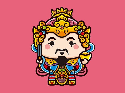 练习打卡:q版门神