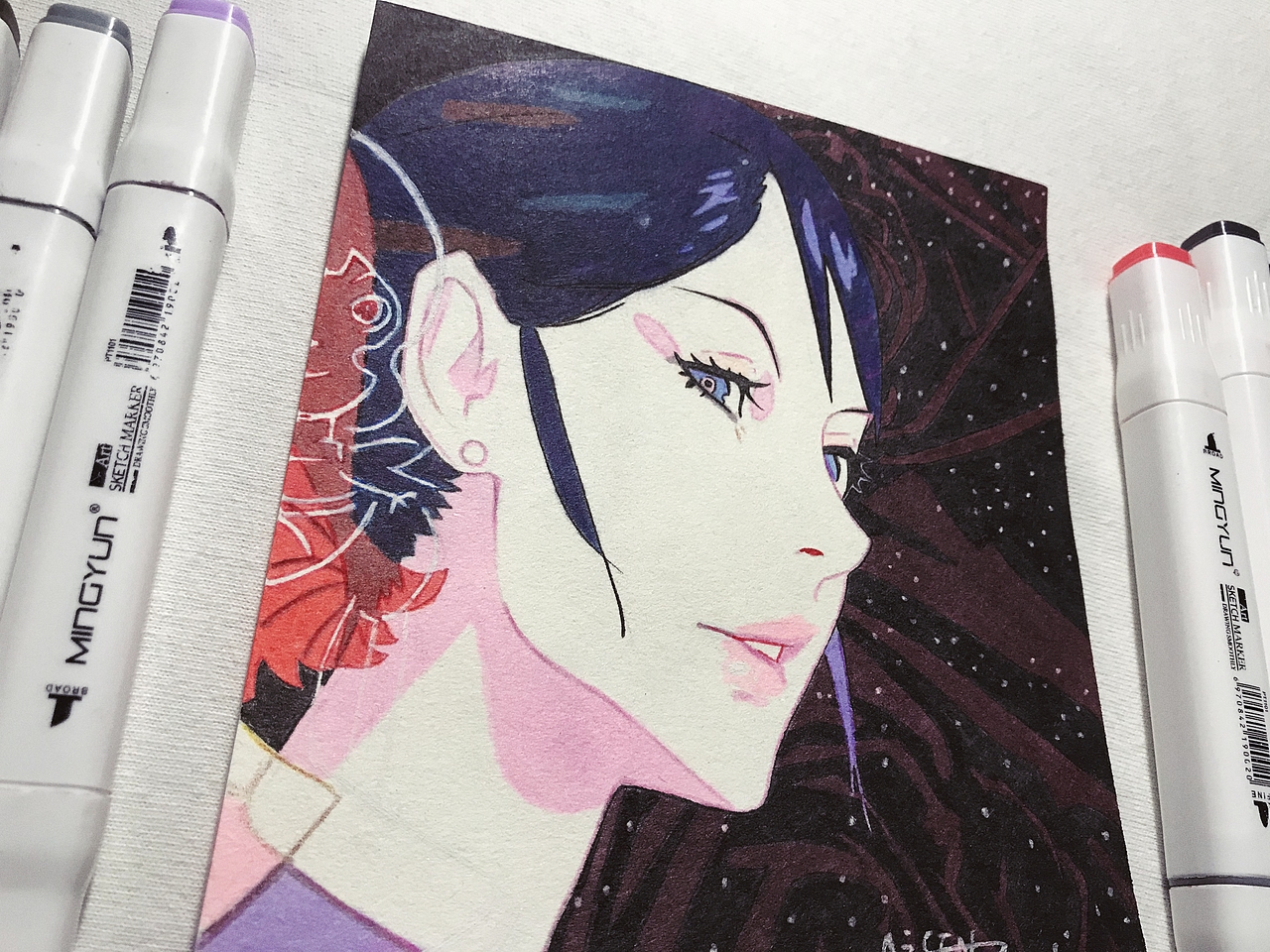 红辣椒马克笔手绘（图ZMTk5NTQxMTAw） - 艺术插画 - 站酷设计师这里臭魚原创素材 - 站酷ZCOOL