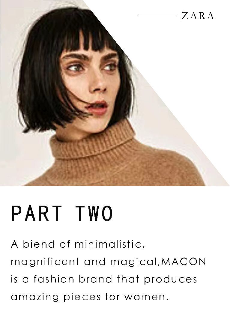 ZARA服装画册(仅临摹非原创)