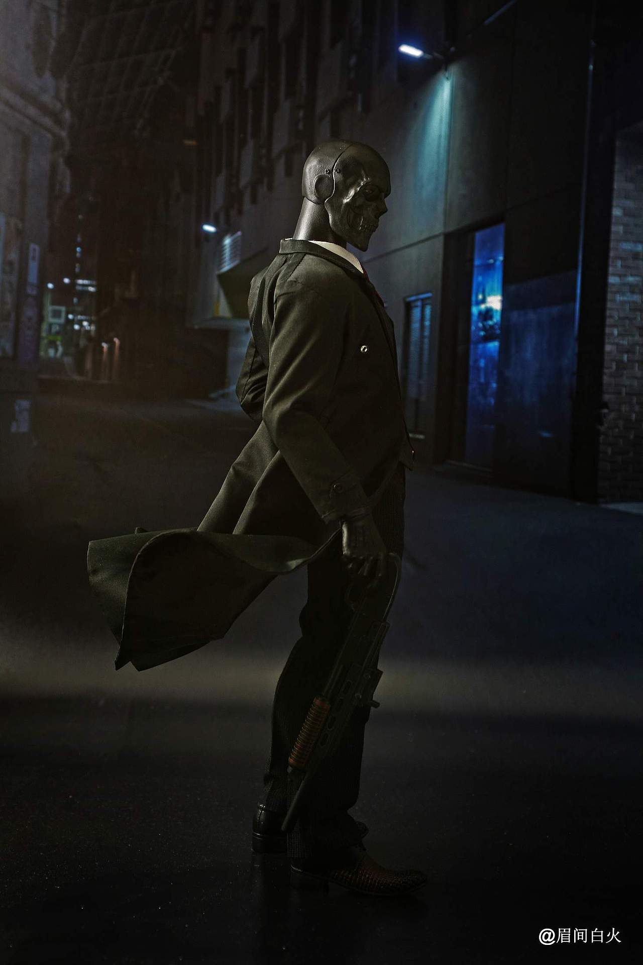 眉间白火的臆造自d之黑面具|手工艺|手办/模玩|眉间白火tan_原创作品-