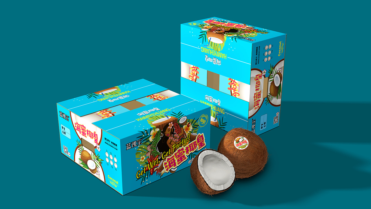 椰皇包裝（圖ZMjkzMTM5MjA4） - 產(chǎn)品 - 站酷設(shè)計師Juno_Liang原創(chuàng)素材 - 站酷ZCOOL