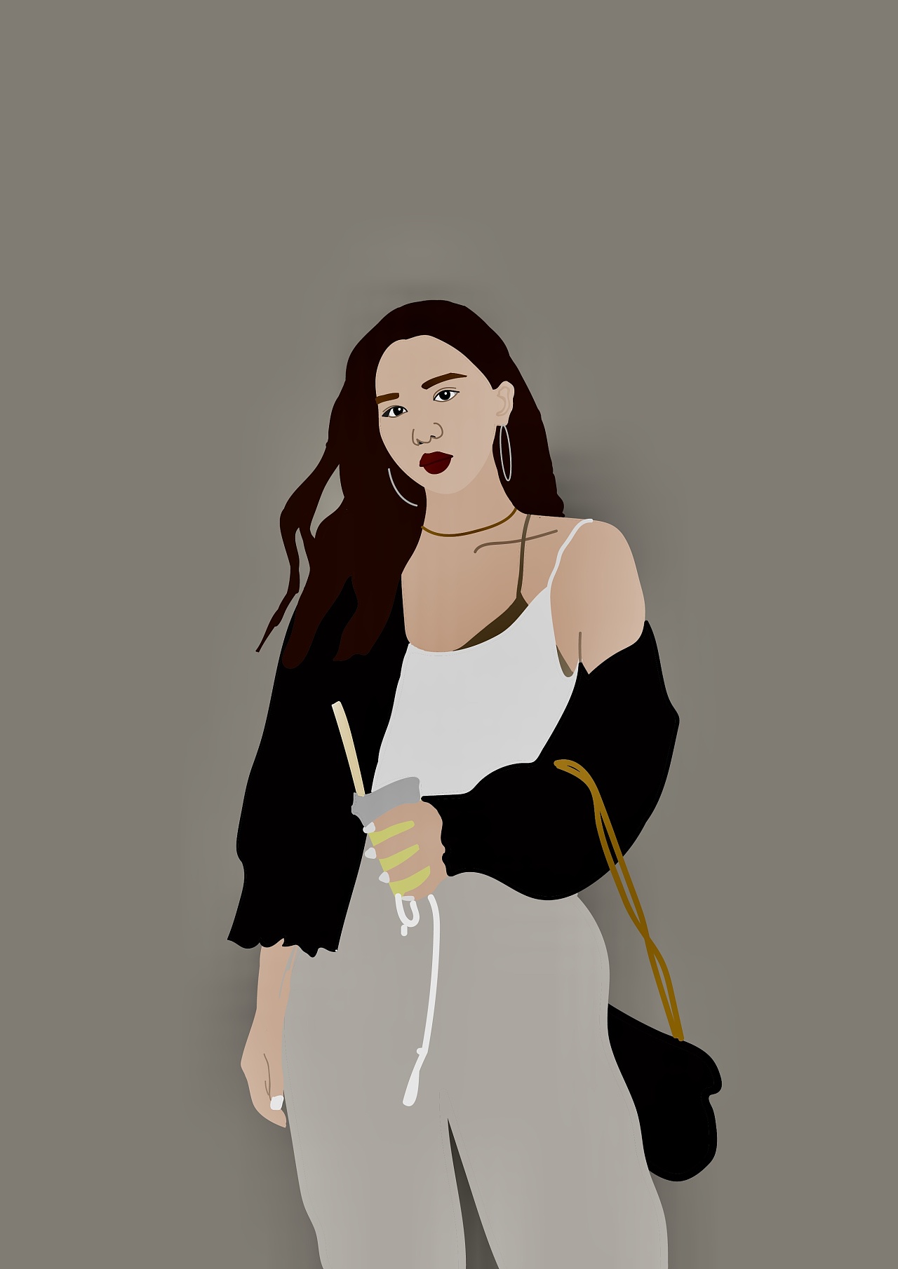 原创插画/潮流插画 人物插画 简笔画插画