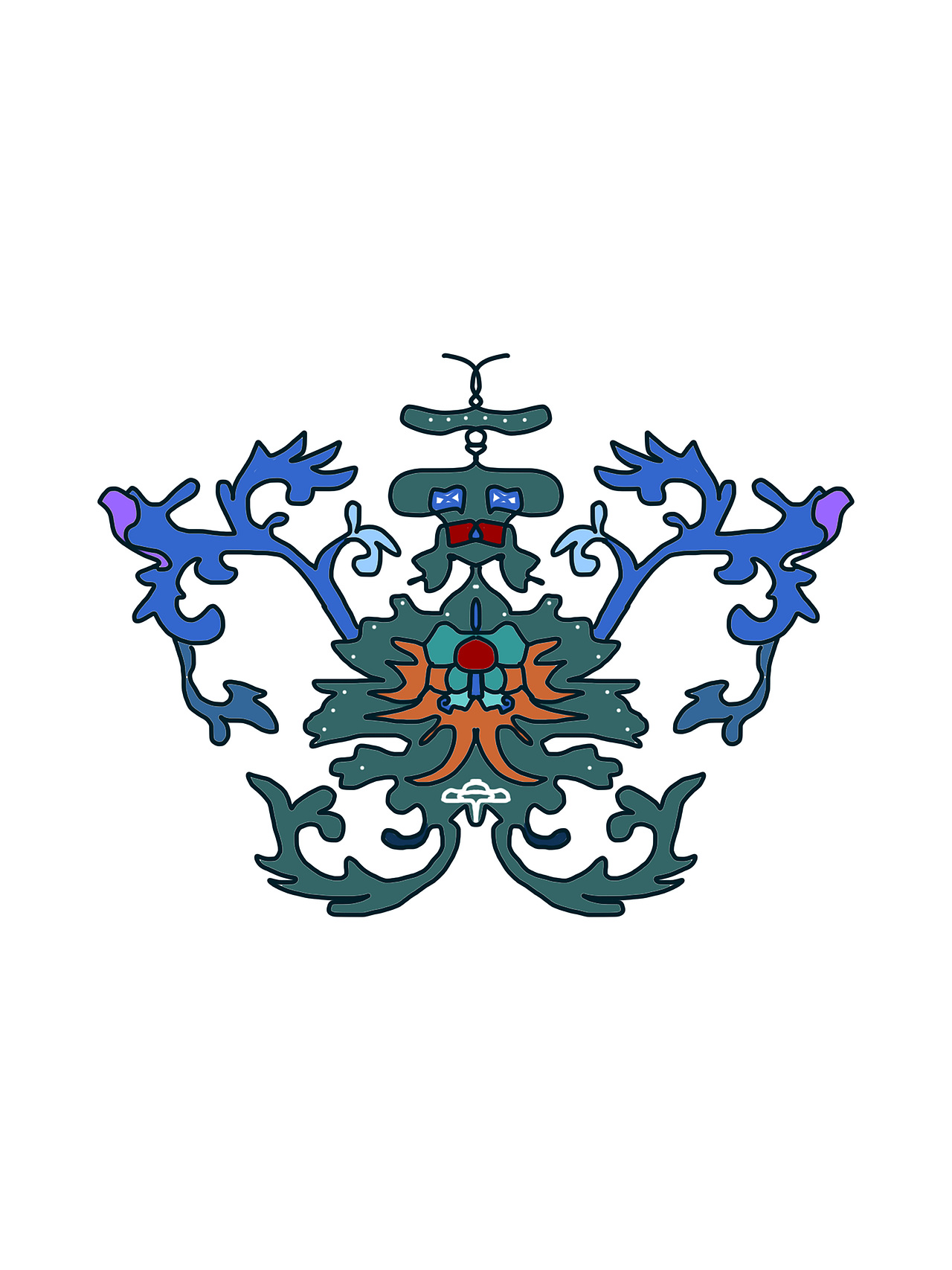 原创作品平面图案图形设计客家纹样