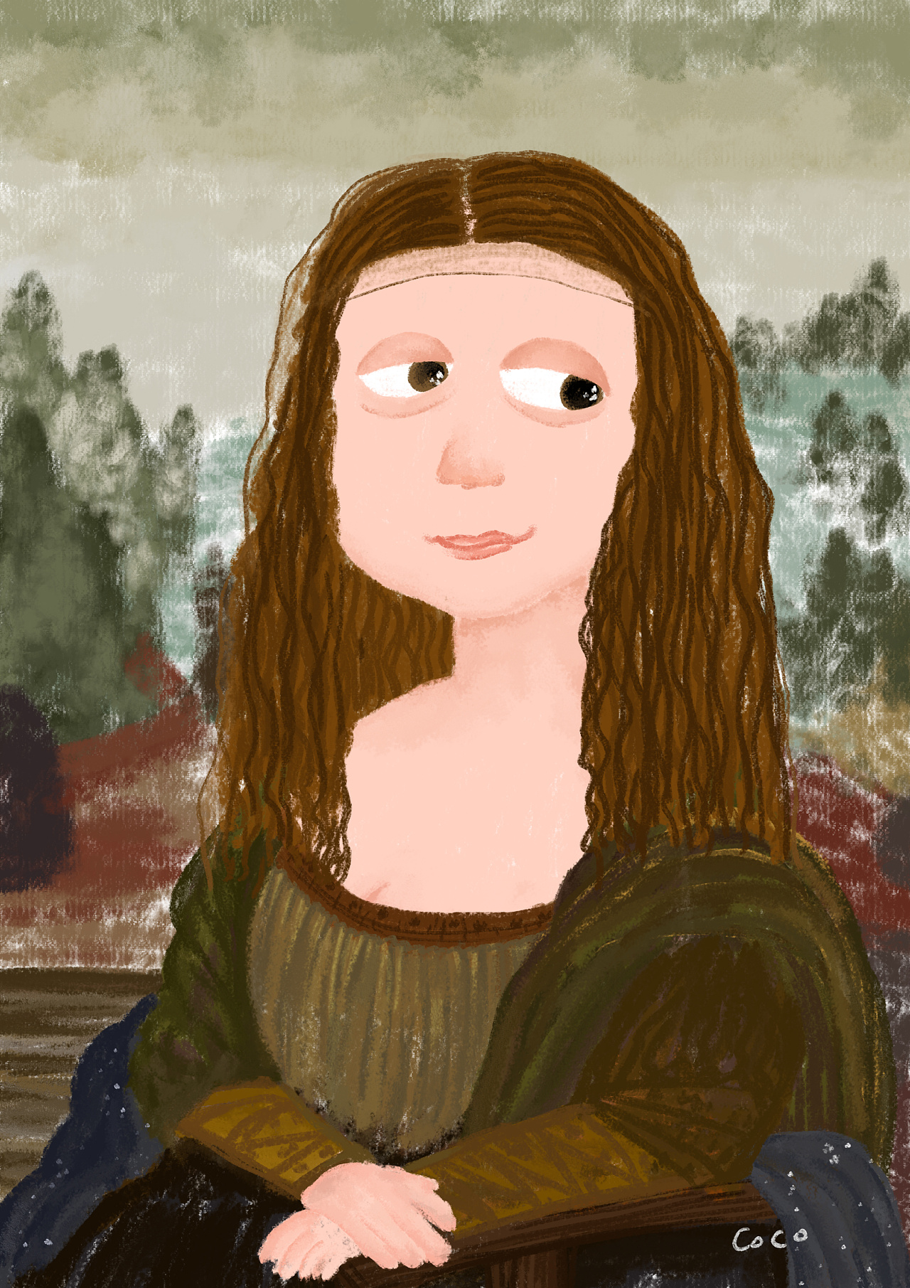 世界名画|插画|艺术插画|毕加可 - 原创作品 - 站酷 (zcool)