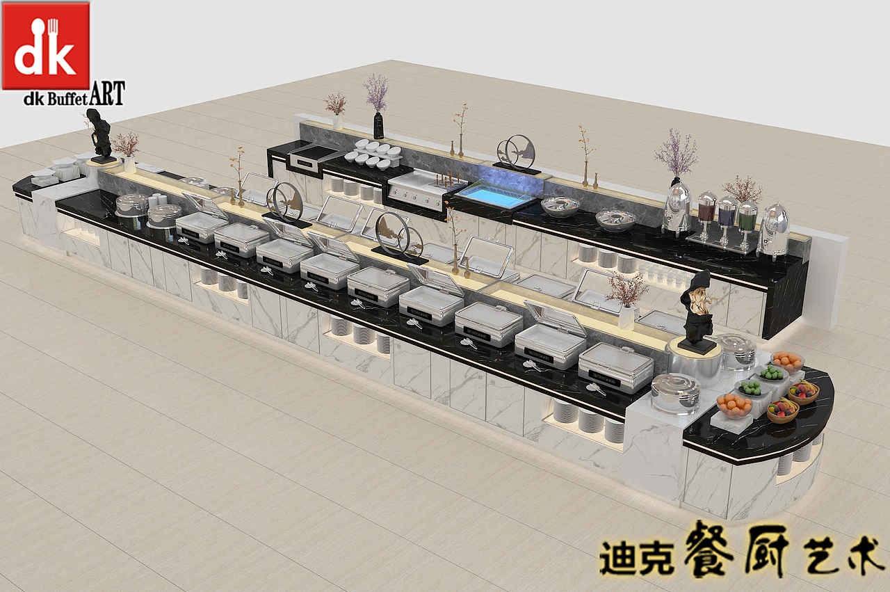 酒店自助餐厅装修和自助餐台设计注意事项