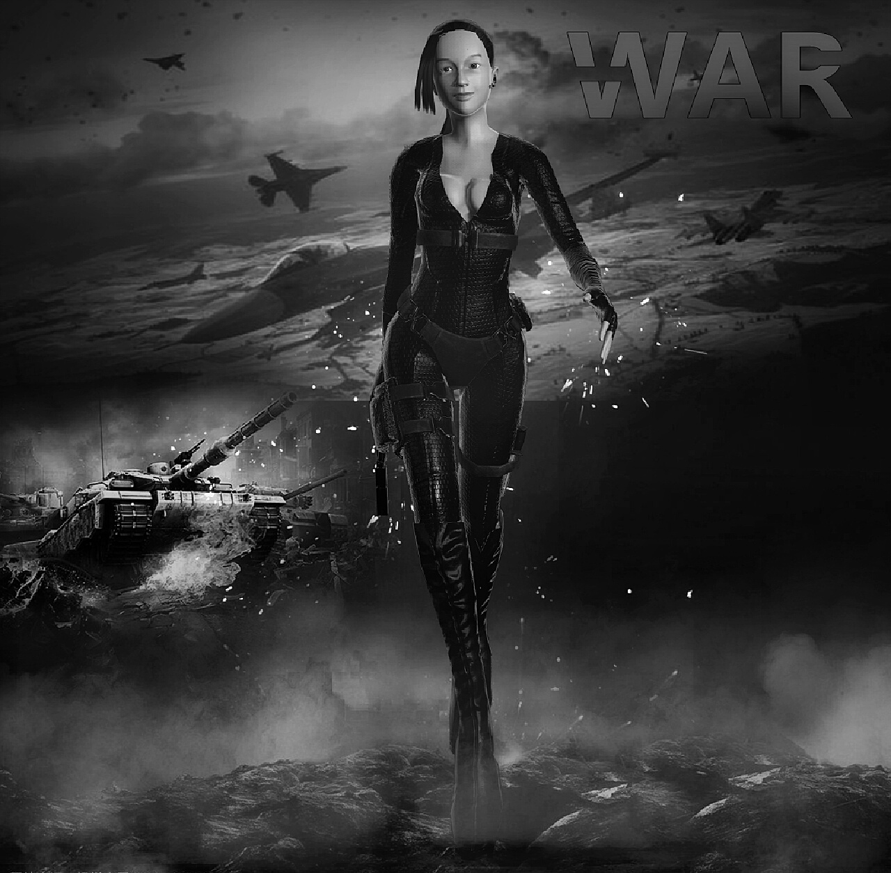 海报设计《女人战争》|平面|海报|凯娜设计 - 原创作品 - 站酷 (ZCOOL)