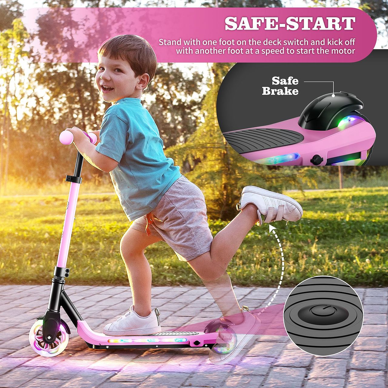 亚马逊滑板车建模渲染设计高级a+设计