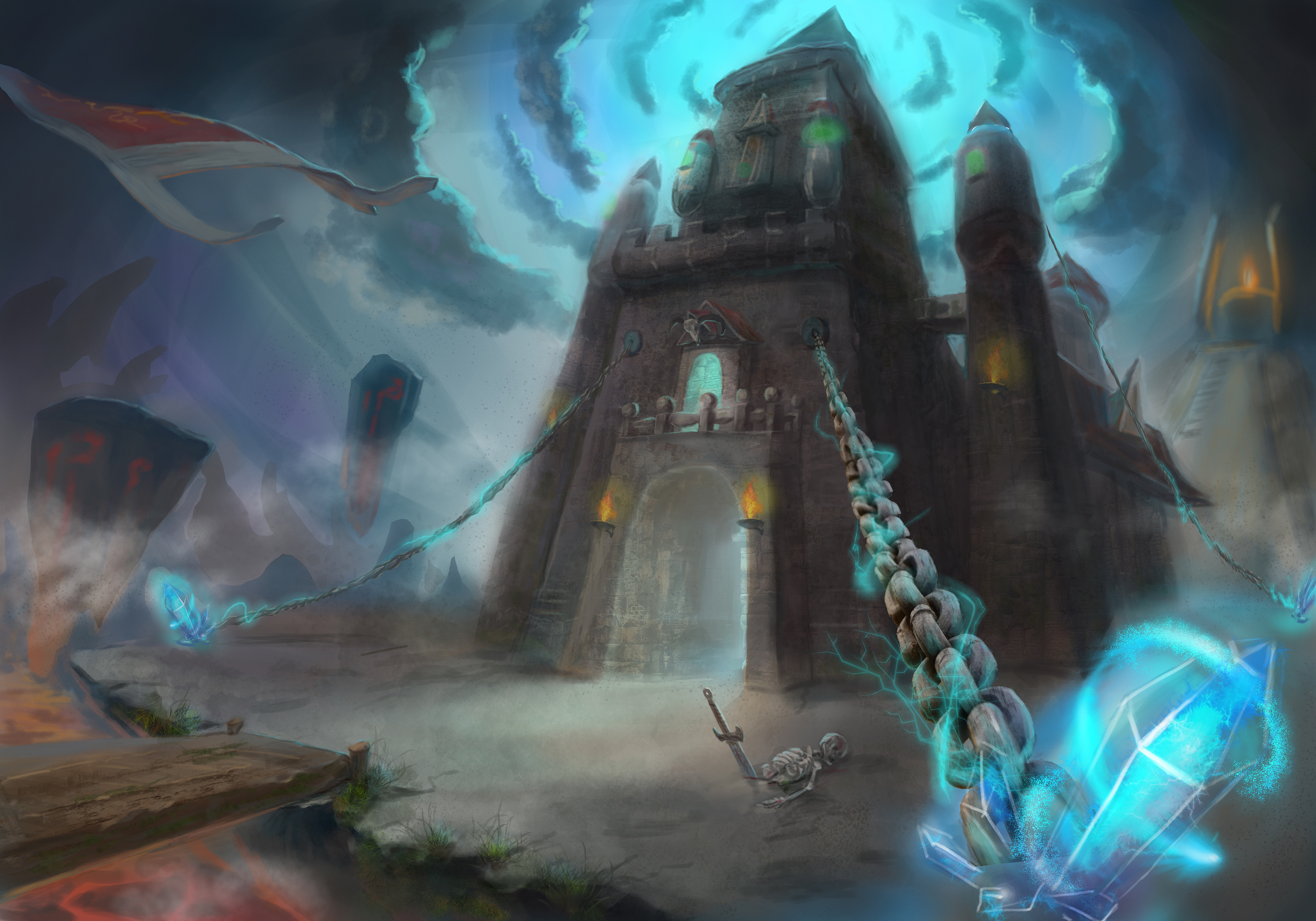 森林深处的古堡