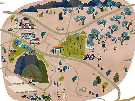一组北京郊区美丽乡村题材作品