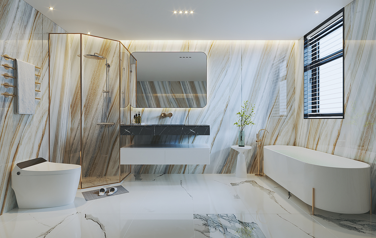 别墅:会客室:主卧:空间