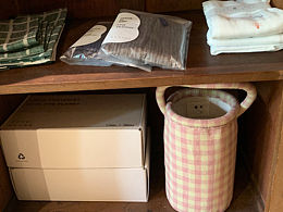 亚麻 格子 水桶包  三色  纯手工