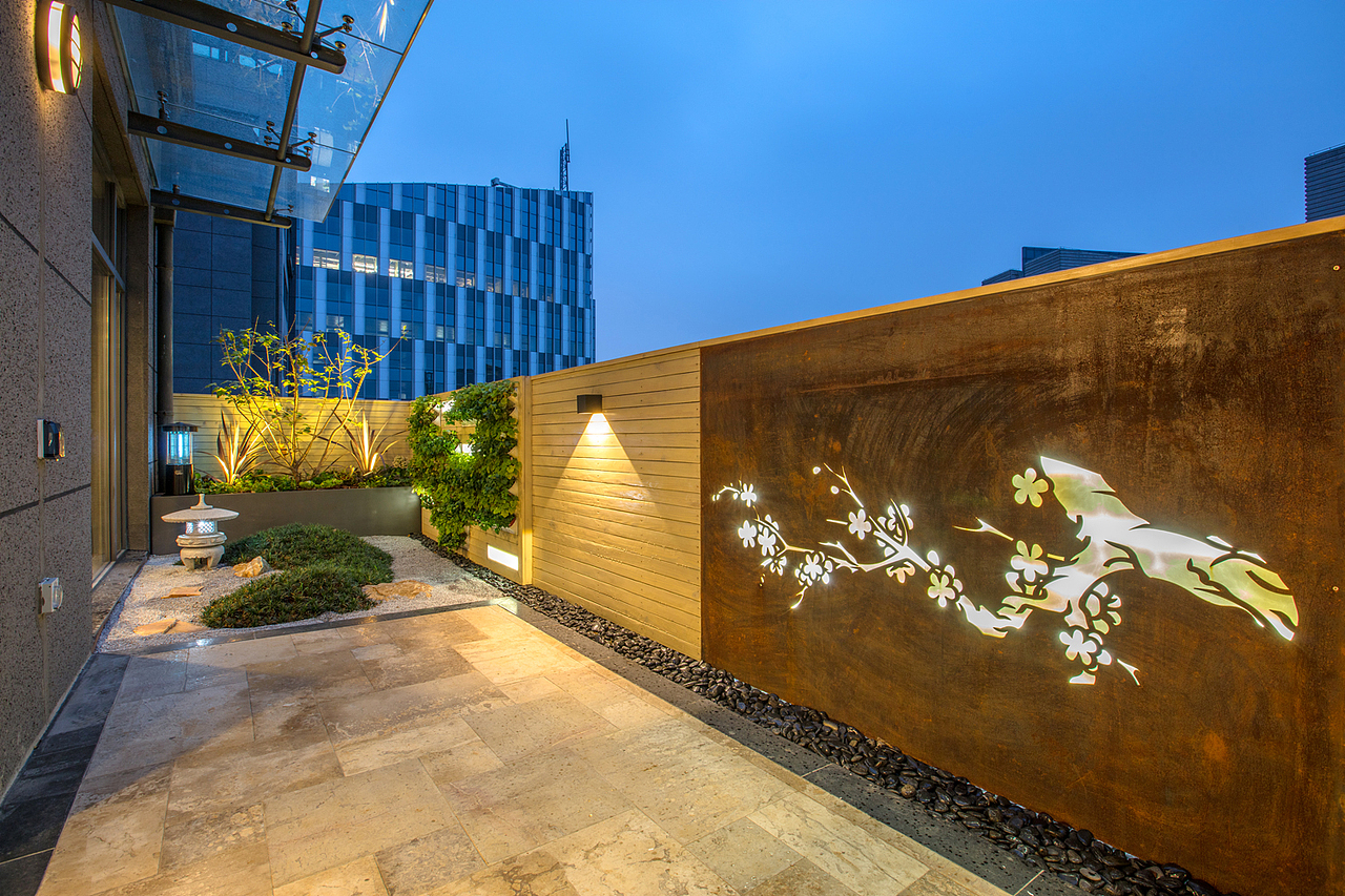 八八中心  上海屋顶花园设计 景观花园施工落地